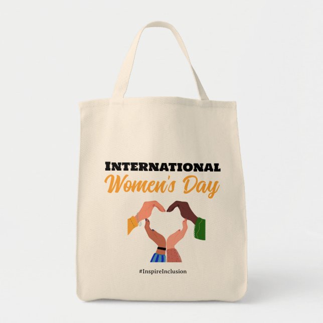 Bolso De Tela Feminista del Día Internacional de la Mujer 2025 (Frente)
