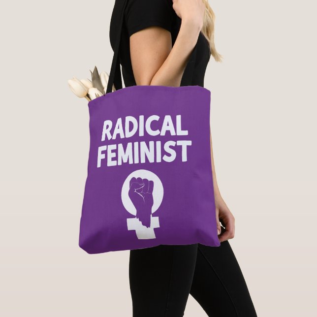 Bolso De Tela Feminista Radical (Detalle)