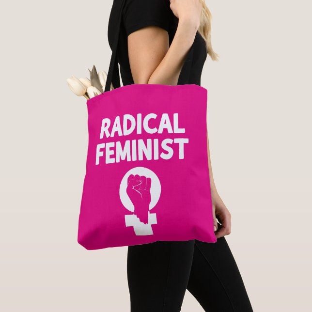 Bolso De Tela Feminista Radical (Detalle)