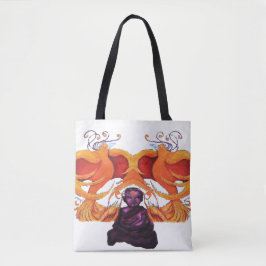Bolso De Tela Fénix de mente tranquila