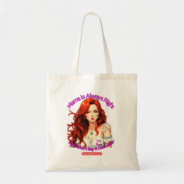 Bolso De Tela Feral Mama Tote Bag (Frente)