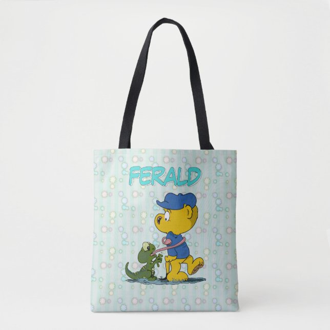 Bolso De Tela Ferald y el bebé Lizard (Anverso)