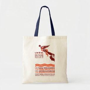 Bolso De Tela Feria internacional del este 1929 de Lwow