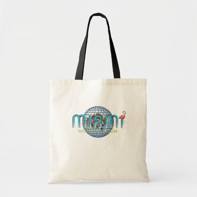 Bolso De Tela Feria Mundial ABH Miami 2035 (Frente)