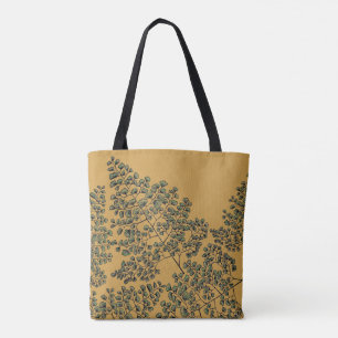 Bolso De Tela Fern de cabello de labio