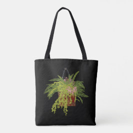 Bolso De Tela Fern Ivy Hanging Plant Botanical Illustration Art