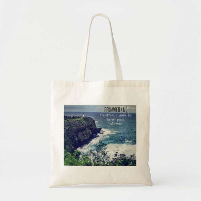 Bolso De Tela Fernweh Tote de Presupuesto (Frente)