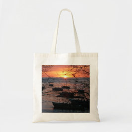 Bolso De Tela Feroy atardecer costarricense en Tamarindo
