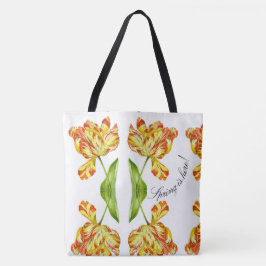 Bolso De Tela Feroy Tulips en un Tote