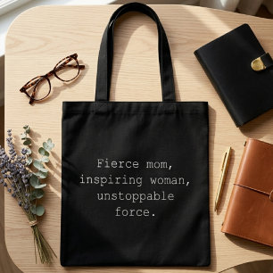 Bolso De Tela Feroz Madre Mujer Inspiradora Fuerza Imparable