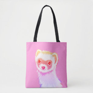 Bolso De Tela Ferret En Tonos Arcoiris