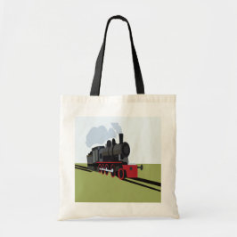 Bolso De Tela Ferrocarril del tren de vapor