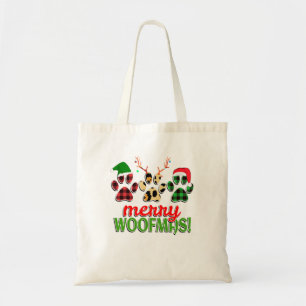 Bolso De Tela FERRY WOOFMAS Navidades Búfalo de Perro Paw