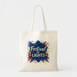 Bolso De Tela Festival de las Luces | Diwali Personalizado Tote 