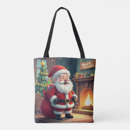 Bolso De Tela Festive Holiday Home Accent - Christmas Decorative