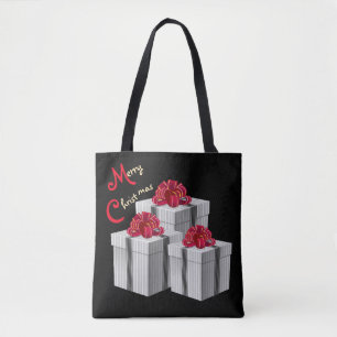 Bolso De Tela Festividad de franja de clavija