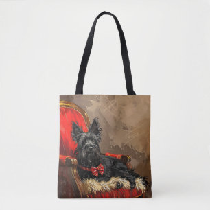 Bolso De Tela Festividad de los Navidades de perro de Skye Terri