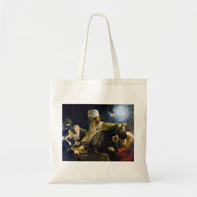 Bolso De Tela Festividad de Rembrandt de Belshazzar (Frente)