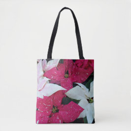 Bolso De Tela Festividad Festividad Poinsettias Floral