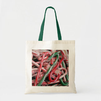 Bolso De Tela Festividades de Navidades de caña y menta