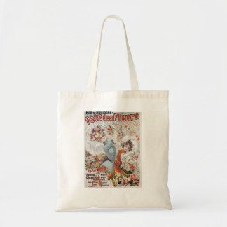 Bolso De Tela Fete de Fleurs