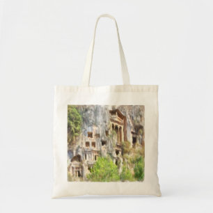 Bolso De Tela Fethiye Ancient Lycian Tumba acuática