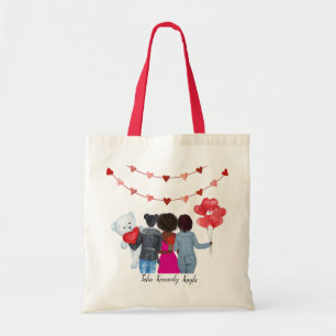 Bolso De Tela FFP del Día de Galentine