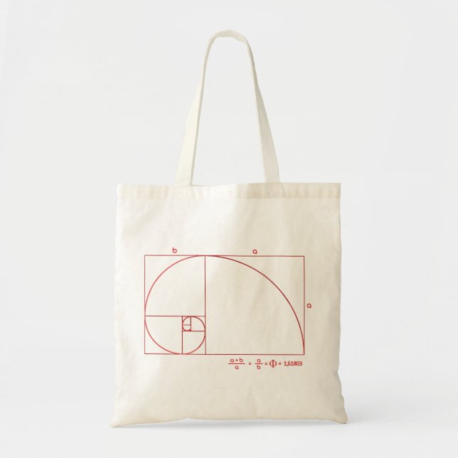 Bolso De Tela Fibonacci (Frente)