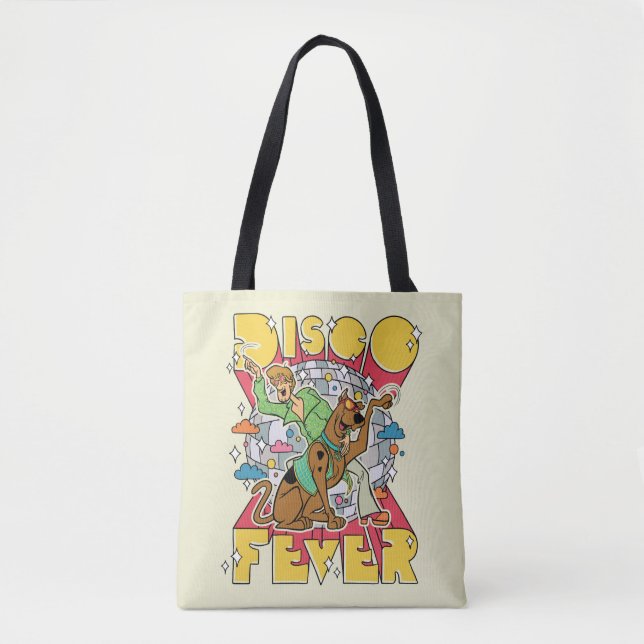 Bolso De Tela Fiebre Disco con Scooby y Shaggy (Anverso)