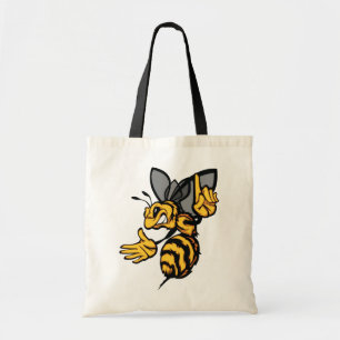 Bolso De Tela Fiero Mascota Avispón Enfadado Amarillo