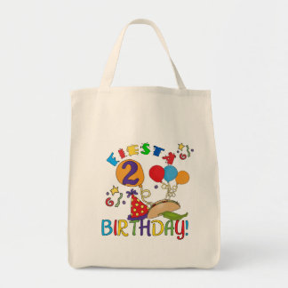 Bolso De Tela Fiesta 2º cumpleaños T camisetas y regalos
