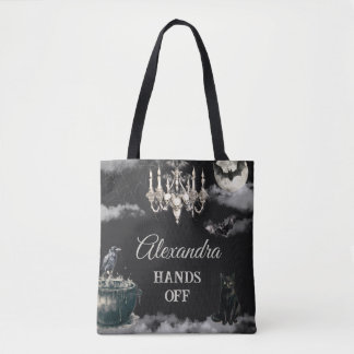 Bolso De Tela Fiesta anual de Halloween de cráneo gótico vintage