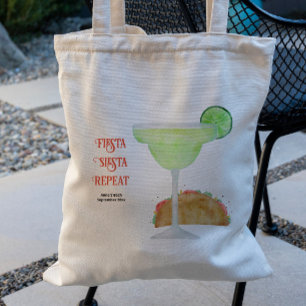 Bolso De Tela Fiesta Bachelorette Party Taco y Margarita Tequila