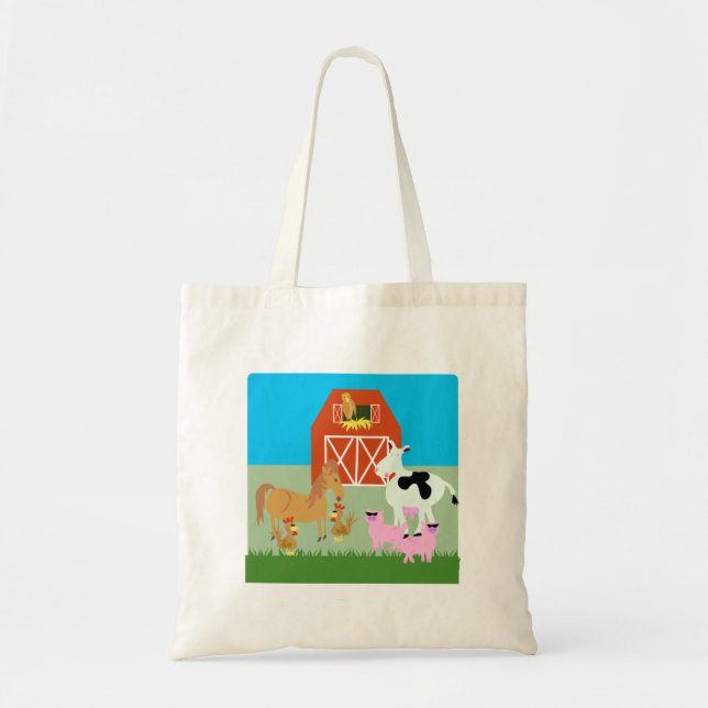 Bolso De Tela Fiesta Barnyard (Frente)