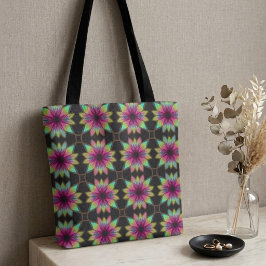 Bolso De Tela Fiesta Boho Kaleidoscopio