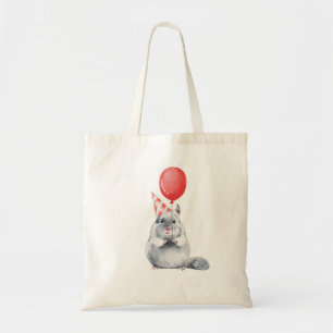 Bolso De Tela Fiesta con chinchilla