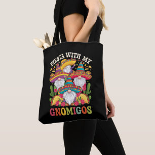 Bolso De Tela Fiesta Con Mis Gnomigos Gnome Cinco De Mayo