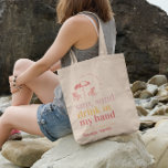 Bolso De Tela Fiesta de Bachelorette Beach | Regalo de dama de h<br><div class="desc">Presenta ilustraciones de arte de línea de moda con elegantes y modernas tipografías. Gracias a tus mejores chicas por estar de pie a tu lado con estas únicas bolsas de té. ¡Las bolsas perfectas para tu fiesta de fin de semana! Nuestras bolsas de tote son la manera perfecta para que...</div>