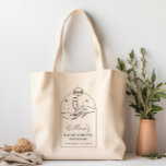 Bolso De Tela Fiesta de Bachelorette para tarjetas Tarot Mística<br><div class="desc">Este diseño presenta un diseño místico de tarjetas tarot con fuentes celestes modernas. Vea toda la colección para ver más elementos coincidentes.</div>