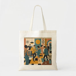 Bolso De Tela Fiesta de Baile de Martini Hípico de Mitad de Sigl