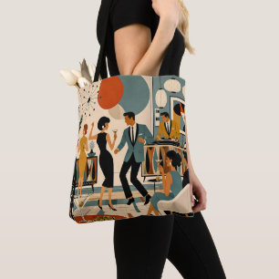 Bolso De Tela Fiesta de baile hípica de cóctel de mediados de si