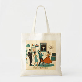 Bolso De Tela Fiesta de Cócteles Es Hora del Martini de Época Mo