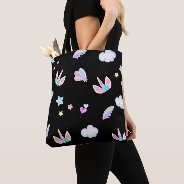 Bolso De Tela Fiesta de cumpleaños de gradiente de gradiente de  (Detalle)