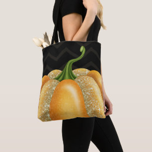 Bolso De Tela Fiesta de cumpleaños de Halloween de Calabaza de D