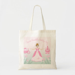 Bolso De Tela Fiesta de cumpleaños de la princesa rosa Fantasy