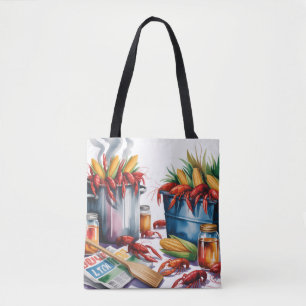 Bolso De Tela Fiesta de Cumpleaños de Langostinos para Adultos