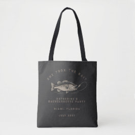 Bolso De Tela Fiesta de Despedida de Soltera con Tema de Pesca P