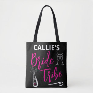 Bolso De Tela Fiesta de Despedida de Soltera de Tribu de Novia P