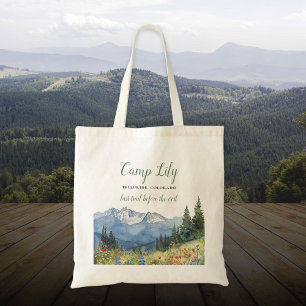 Bolso De Tela Fiesta de despedida de soltera en la montaña Campa