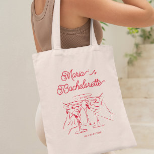 Bolso De Tela Fiesta de Despedida de Soltera Moderna